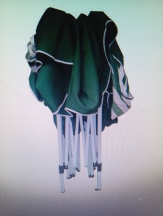 Carpa plegable verde 3x3