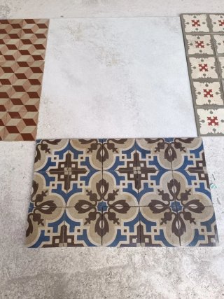 Baldosa hidráulica decorativa
