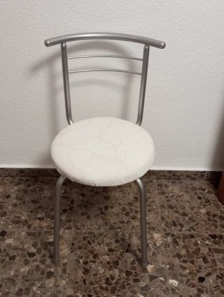 Mesa blanca 90x90 extensible