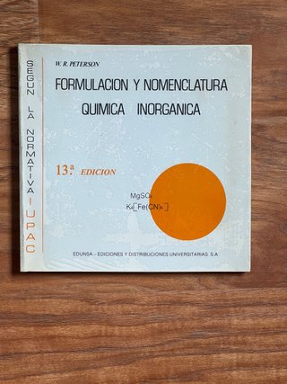 Libro de formulación y nomenclatura química