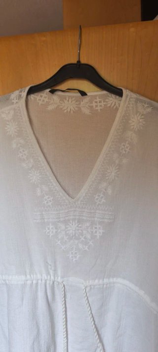 Camisa Pareo Zara Blanca