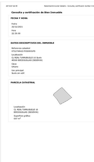 PARCELA URBANA