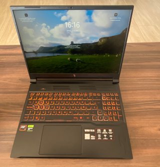 Portátil Acer Nitro V 16 AI Negro/Naranja