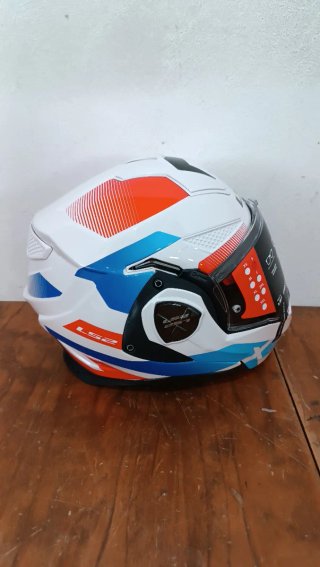 Casco LS2 Advant X Nova WHITE BLUE  - W33S8281