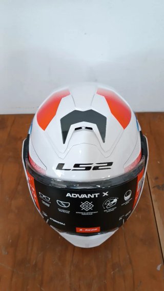 Casco LS2 Advant X Nova WHITE BLUE  - W33S8281
