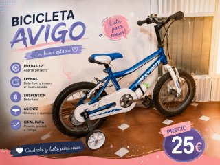 Bicicleta JL-Wenti 16" buen estado