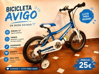 Bicicleta JL-Wenti 16" buen estado