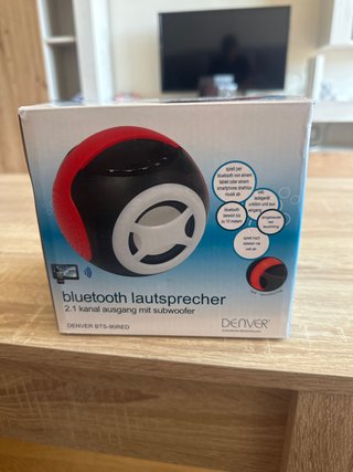 Altavoz Bluetooth Denver BTS-90RED