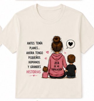 Camiseta Jefa de mi tripulación