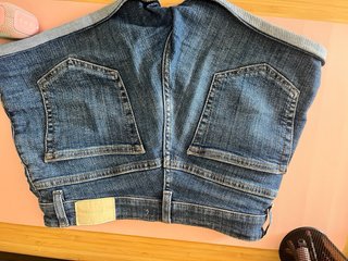 Shorts tejano azul