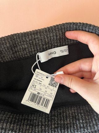 Top bandeau gris oscuro