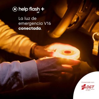 **Baliza V16 Help Flash IoT Homologada DGT