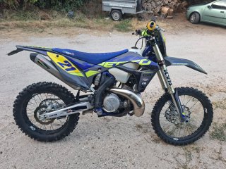 Sherco Enduro/Motocross Moto Azul/Amarillo