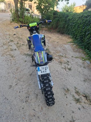 Sherco Enduro/Motocross Moto Azul/Amarillo