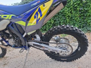 Sherco Enduro/Motocross Moto Azul/Amarillo