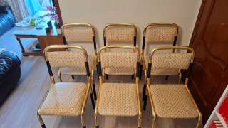Conjunto Comedor Vintage: mesa y 6 sillas