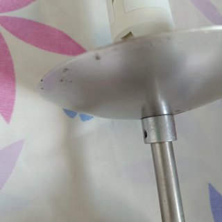 Lámpara Ikea Vidrio Esfera Blanca