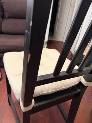 2 Sillas de salón negras