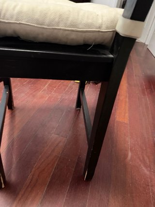 2 Sillas de salón negras