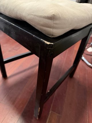 2 Sillas de salón negras