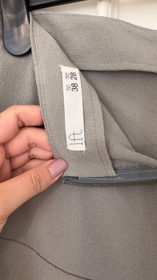 Pantalones cortos verde caqui cintura alta