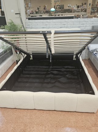 Cama Canapé Matrimonial Beige