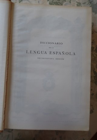 Diccionario Real Academia 1970