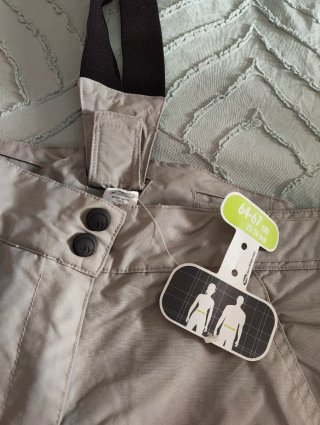 Pantalón de esquí gris para chica