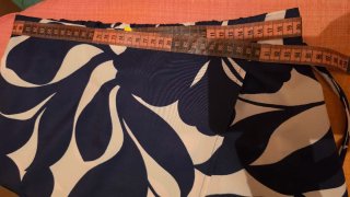 Falda pantalón estampada talla M