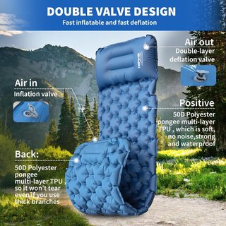 Colchón HiiPeak inflable con almohada