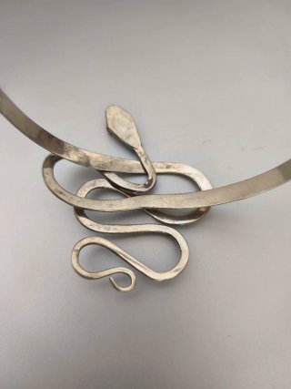 Pulsera Serpiente Plata Ley 925