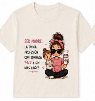 Camiseta Ser Madre Talla Única