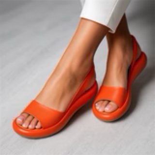 Sandalias naranjas talla 40 sin estrenar