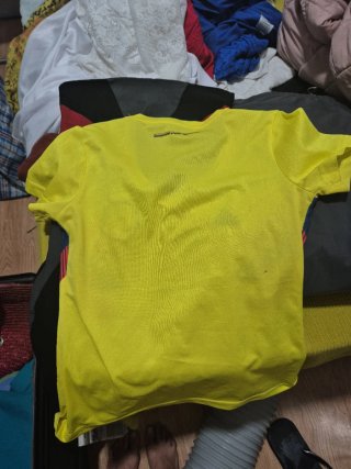 Camiseta Adidas Colombia Fútbol Amarilla