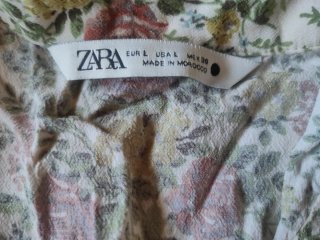 Vestido flores Zara