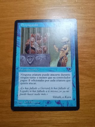 Carta Magic Propaganda Tempestad