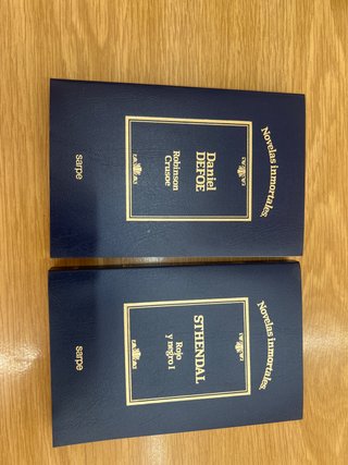 2 libros novelas inmortales