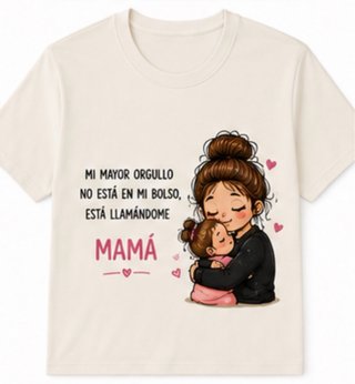 Camiseta Mamá con dibujo