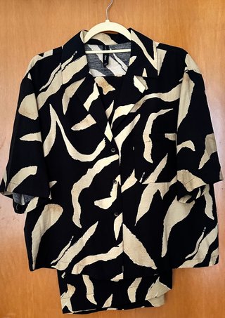 Conjunto Mango Camisa y Pantalón Viscosa Talla L