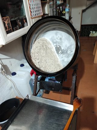 Máquina para hacer garrapiñadas