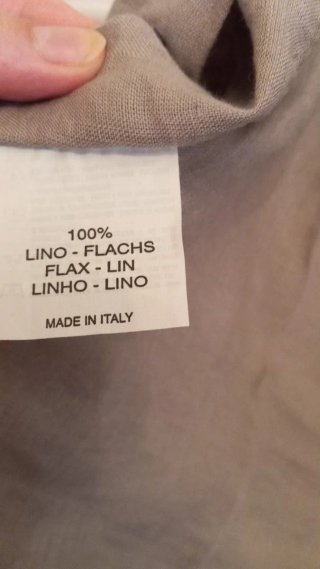 Camicia Guess Lino Marrone Uomo