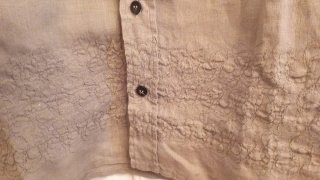 Camicia Guess Lino Marrone Uomo