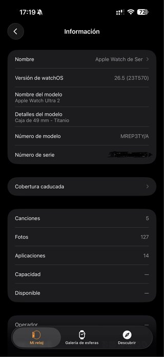 Apple Watch Ultra 2 Gris/Plata