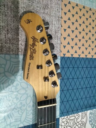Guitarra Eléctrica para Zurdos Negra