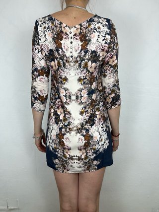 Vestido Massimo Dutti floral Talla S