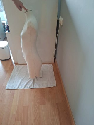 Maniquí infantil beige/blanco