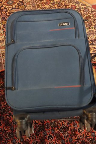 Maleta de cabina azul