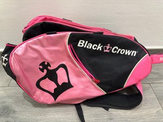 Mochila Pádel Black Crown Rosa y Negra