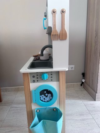 Cocinita de juguete madera - pizarra