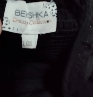 Vestido Bershka Negro Talla L